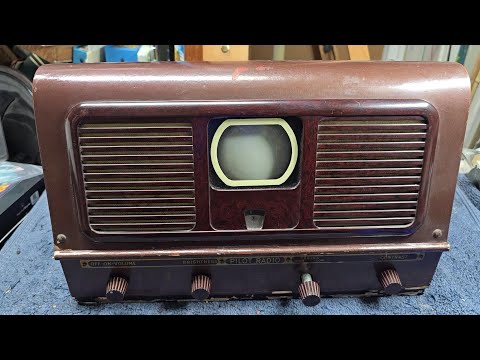1949 Pilot TV37 3 Inch Television Resurrection Watch A Vintage TV Come Alive
