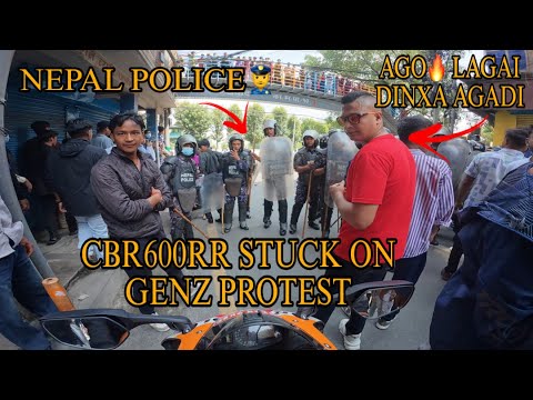 CBR600RR STUCK ON GENZ MOVEMENT | ALMOST GOT CAUGHT