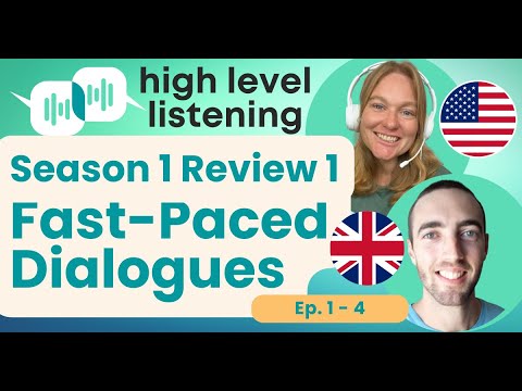 Season 1 Review #1: Small Talk Dialogues and Practice - Intermediate Advanced English Podcast Ep.1-4
