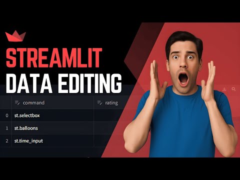 🚀 Advanced Interactive Data Editing in Streamlit: Master Inserts & Deletes with st.data_editor! 🛠️