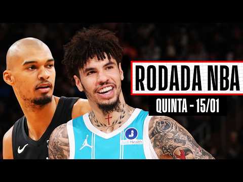 LAMELO DESTRÓI em duelo mágico contra DONCIC e LEBRON; WEMBY supera GIANNIS - Rodada NBA 15/01