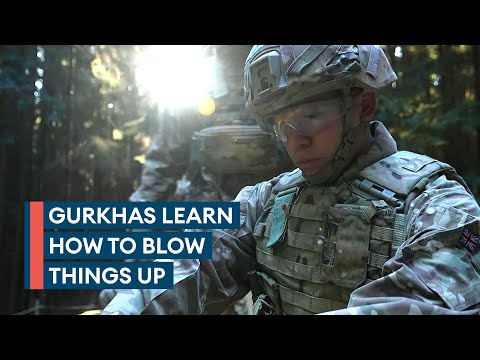 Gurkhas kick off with a bang in explosive start to life as an engineer