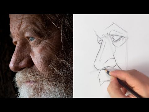 How to Draw Facial Features (Shapes & Lines)