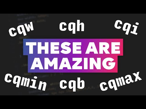 New CSS Units! Container Query Units explained