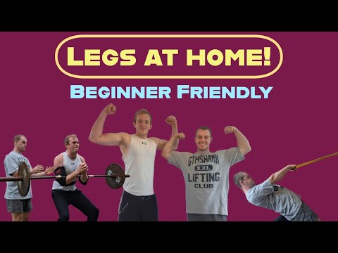 Beginner Leg Workout at Home (Feat. Another Average Worker!)