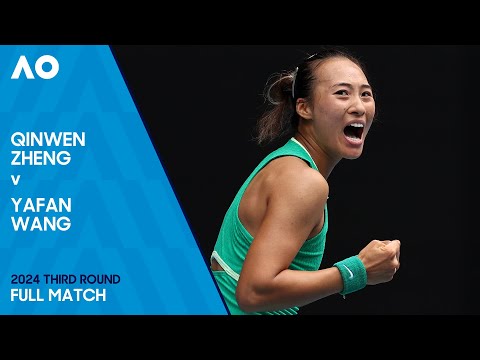 Qinwen Zheng v Yafan Wang Full Match | Australian Open 2024 Third Round