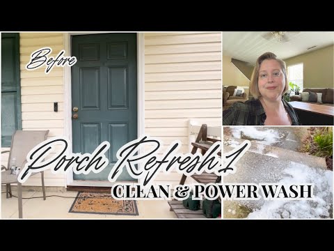 β¨Porch Reset β¨ Satisfying Clean and Power Wash I 1 Hour Better to Take Back my Life π§Ήπ§½π«§
