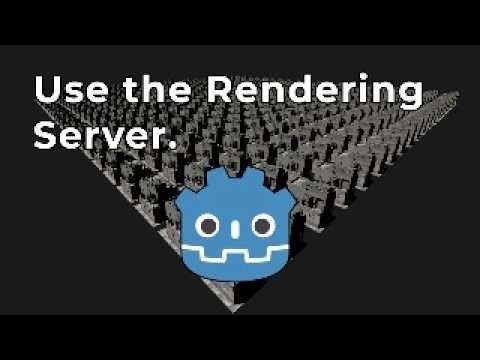 Why you should use the Godot Rendering Server