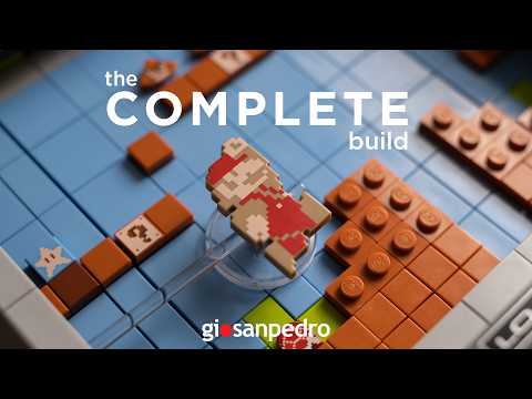 Lego NES - Magical scrolling TV, Nintendo with a Mario World inside (ASMR)