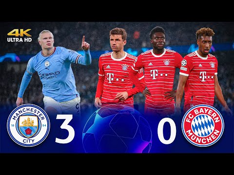 Haaland leads Man City to crush Bayern Munich with a historic 3-0 🤯💥 City (3-0) Bayern ● 4K 🎬🔥