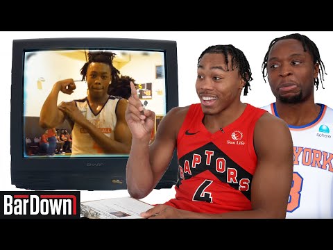 NBA PLAYERS REACT TO THEIR HIGH SCHOOL MIXTAPES