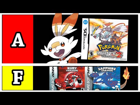 A Controversial Tier List of Every Pokemon Game