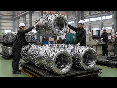 How Giant Mining Drills Are Mass Produced with Expert Engineering
