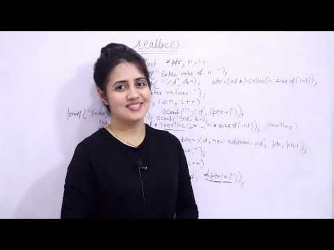 C_135 Dynamic Memory Allocation using realloc() | C Language Tutorials