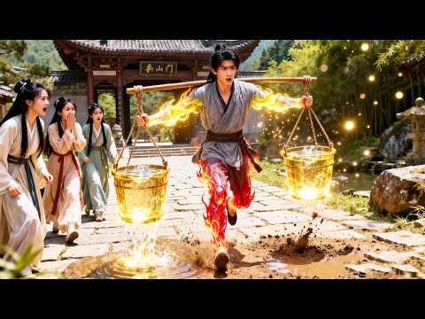 Fate twists when the newest disciple, forced to haul water, suddenly gains a magical treasure basin!