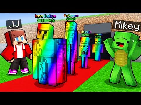 JJ Steal Mikey’s Mobs in Minecraft (Maizen)