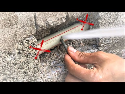 Solve your plumbing problems instantly! Repair broken ppr, pvc pipes that cannot lock water !