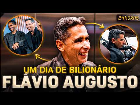 24 HORAS COM FLÁVIO AUGUSTO | Como é a rotina de um BILIONÁRIO