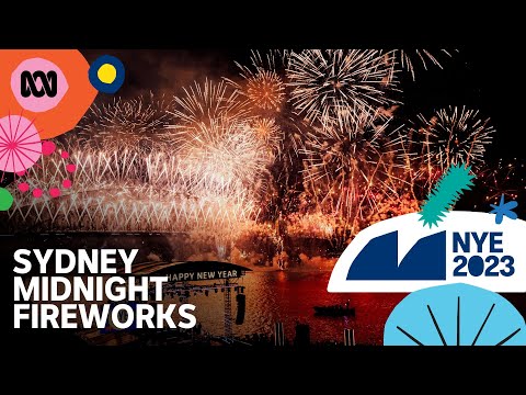 Sydney Midnight Fireworks | LIVE New Year's Eve 2023