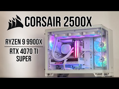 Corsair 2500X micro ATX 4k Gaming PC Build | AMD Ryzen 9 9900x & RTX 4070 Ti SUPER