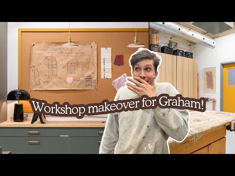 I gave Graham an ENTIRE workshop makeover (you won't believe the before)