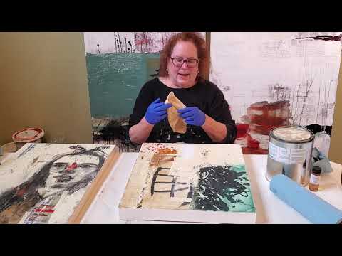 Applying Cold Wax as Finishing Coat