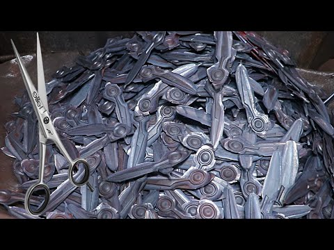 Complete Manufacturing Process Of Hair Cutting SCISSORS In Factory