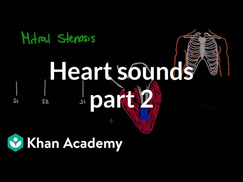 Systolic murmurs, diastolic murmurs, and extra heart sounds - Part 2 | NCLEX-RN | Khan Academy