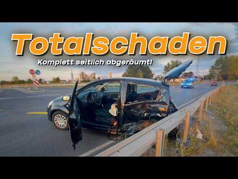€80,000 accident, cyclist gives the middle finger and mirror is broken! | #GERMAN #DASHCAM | #361