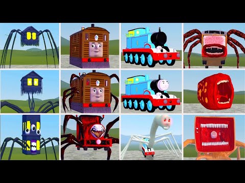EVOLUTION OF MONSTERS: THOMAS TRAIN, BUS EATER, CHOO CHOO CHARLES, LIGHTHOUSE, CAR EATER (GMOD)