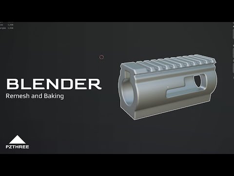 Blender - Remesh and Baking