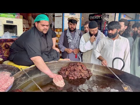 WORLD’s MOST POPULAR CHAPLI KABAB - Adam Khan Special Chapli Kabab - Afghani Most-Try Chapli Kabab