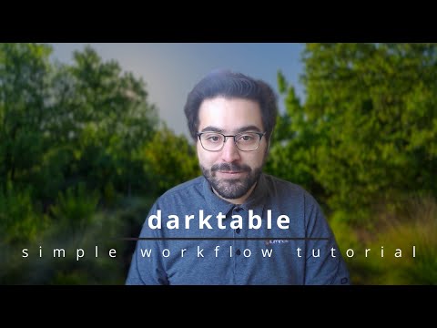 FREE photo editor tutorial - SIMPLIFIED darktable workflow! [darktable v5.0.1]