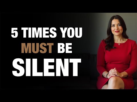 5 Times It's Better To Stay Silent Than Speak (Elegant Women Know When)