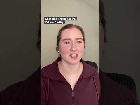 Once you start paying attention to fabrics, you can tell just by looking at it! #shopping