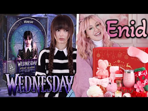 Wednesday und Enid packen Adventskalender aus 🖤 (einer lohnt sich mehr!)