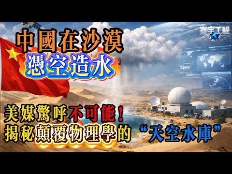 💣【颠覆认知】中国在沙漠“凭空造水”！揭秘“天空水库”背后的中国黑科技，成本低到离谱，彻底改写全球水资源战争格局？