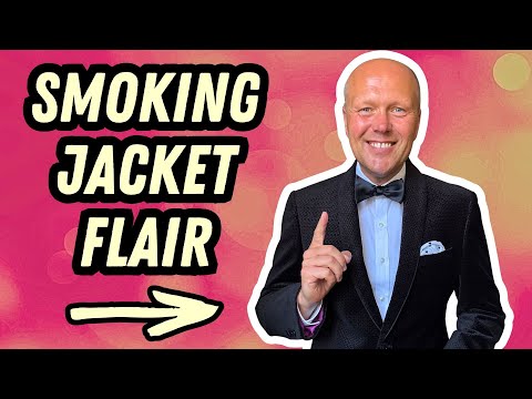 HOW TO WEAR A SMOKING JACKET & WHICH TROUSERS TO WEAR WITH IT!