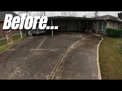 Elderly Woman’s Dangerous Driveway Gets A Life-Changing Cleaning