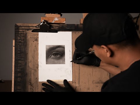 How to Draw an Eye with Charcoal | MADCHARCOAL Drawing Tutorial