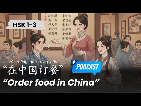 HSK 1-3 l How to order food in China l 在中国如何点菜 l Chinese Podcast