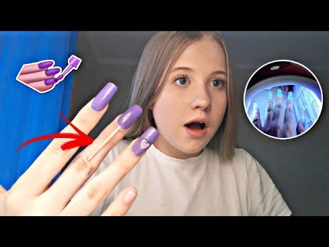 НАРАЩИВАЮ НОГТИ САМА СЕБЕ В ПЕРВЫЙ РАЗ 💅 (гелевые типсы с WILDBERRIES)