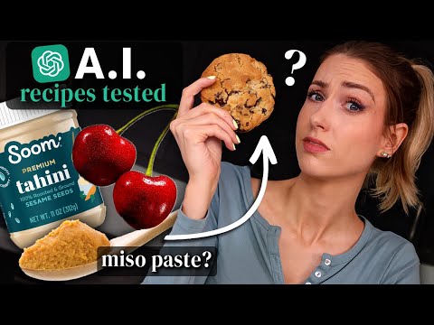 I Tried EVERY RECIPE that ChatGPT / A.I. WROTE: cookie edition (is anything worth making??)