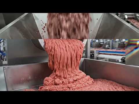This Factory Turns Raw Meat Into Hot Dogs at Insane Speed!