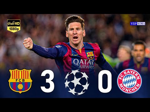 برشلونة 3-0 بايرن ميونخ 2015 - بابا يابابا ميسي هو البابا - تعليق الاسطورة عصام الشوالي