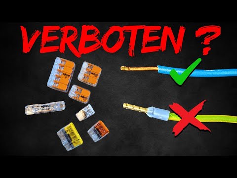 Hättest du das gewusst ? WAGO-Klemmen mit Aderendhülsen 🤔 Freunde des Stroms ⚡ INFO 💡
