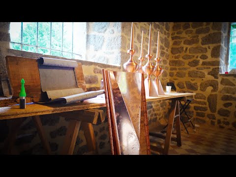 Creating bespoke copper guttering from scratch.