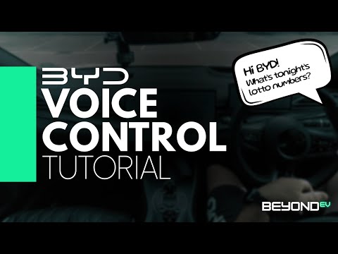 How to use the VOICE CONTROL system in BYD Cars