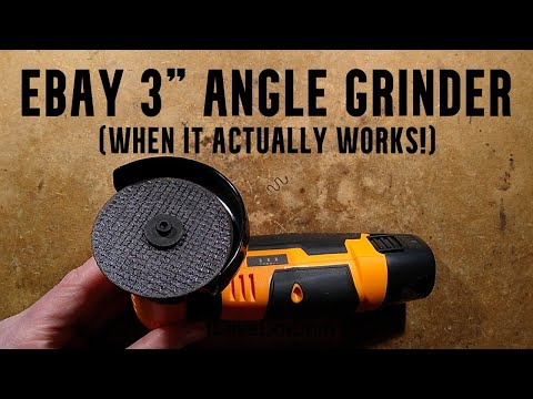 Cheap eBay 3" cordless angle grinder with issues