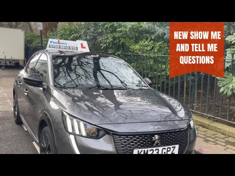 New Show me and Tell me Questions, Practical Driving Test Guide.